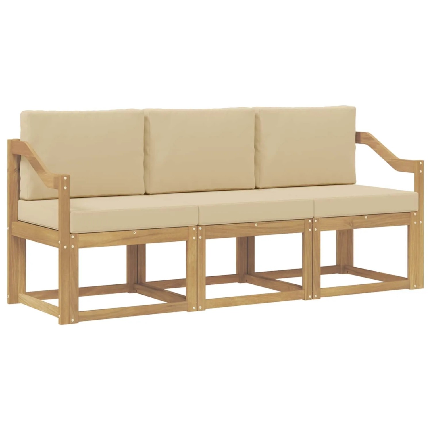 vidaXL Outdoor-Sofagarnitur 3-Tlg 3387192