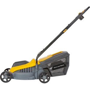 CMI Elektro-Rasenmäher C-ERM-1300/32, gelb/grau, mit Fangkorb.
