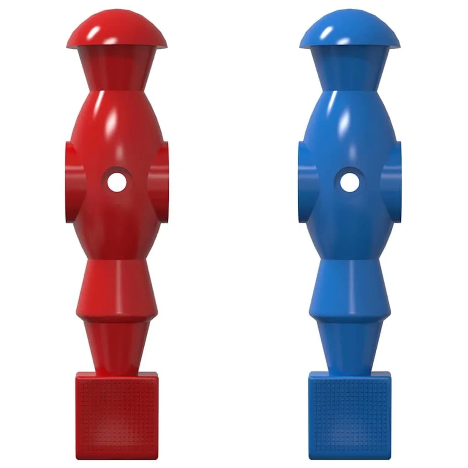vidaXL Tischfußball Spieler 22 Stk Blau und Rot 2,4 x 2,1 x 9,7 cm PP 858894