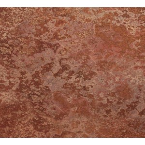 Rote Vliestapete in Rost Optik, Patina Effekt, Industrial Style für Wohnzimmer & Küche.