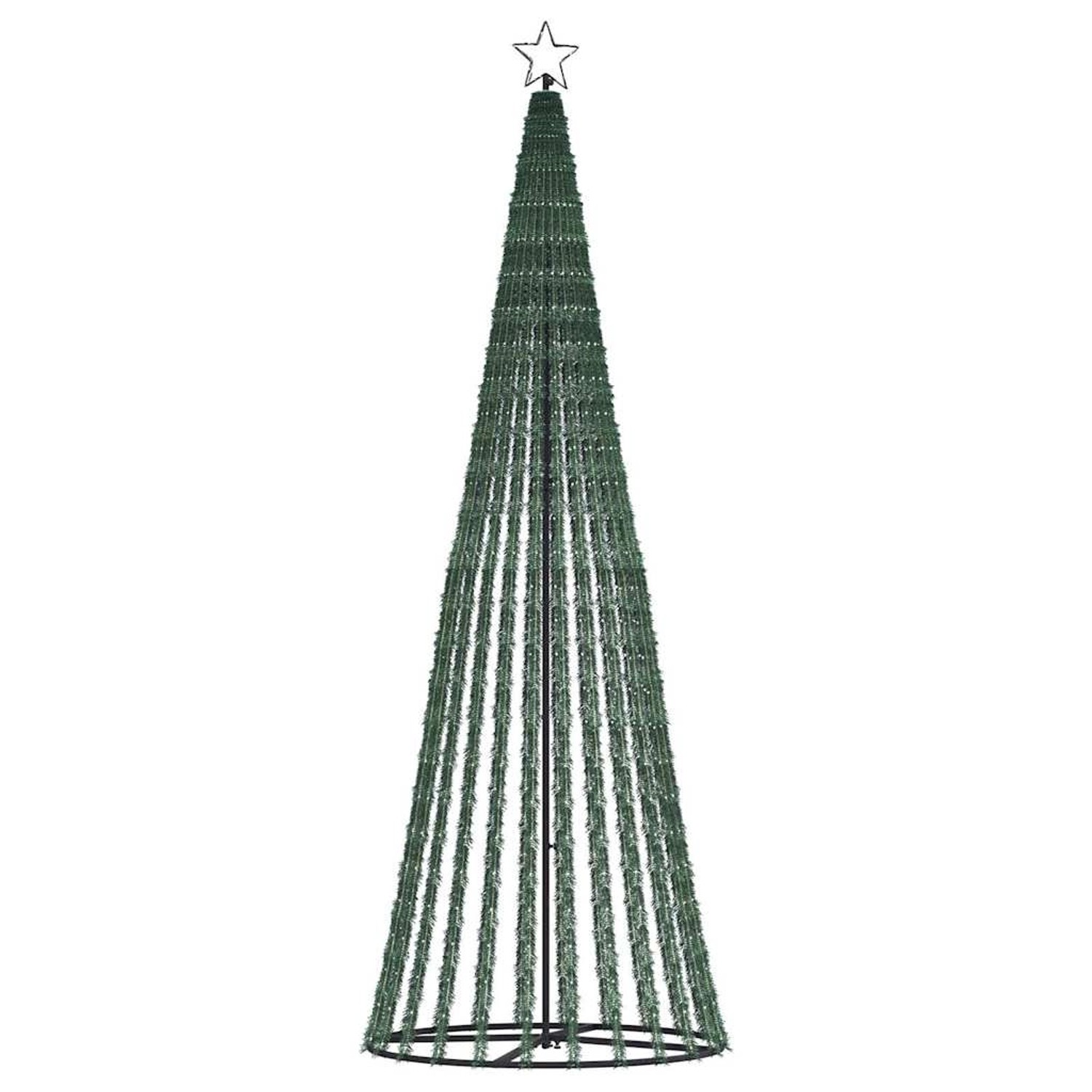 vidaXL LED Weihnachtsbaum 475 LEDs Kaltweiß 247 cm 4016397