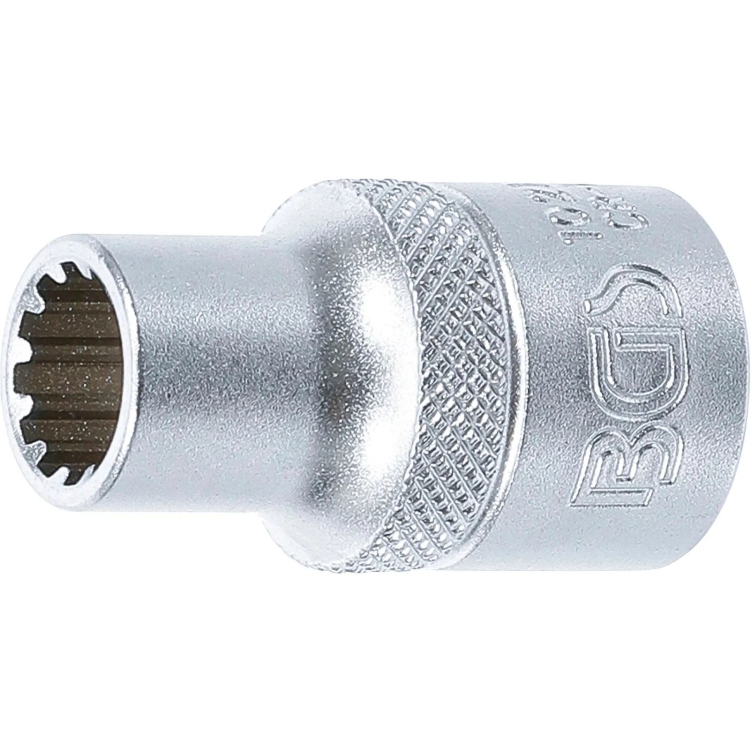 BGS Steckschlüssel Einsatz Gear Lock Antrieb Innenvierkant 12 5 Mm  1 2 Zoll  SW 10 Mm 10210