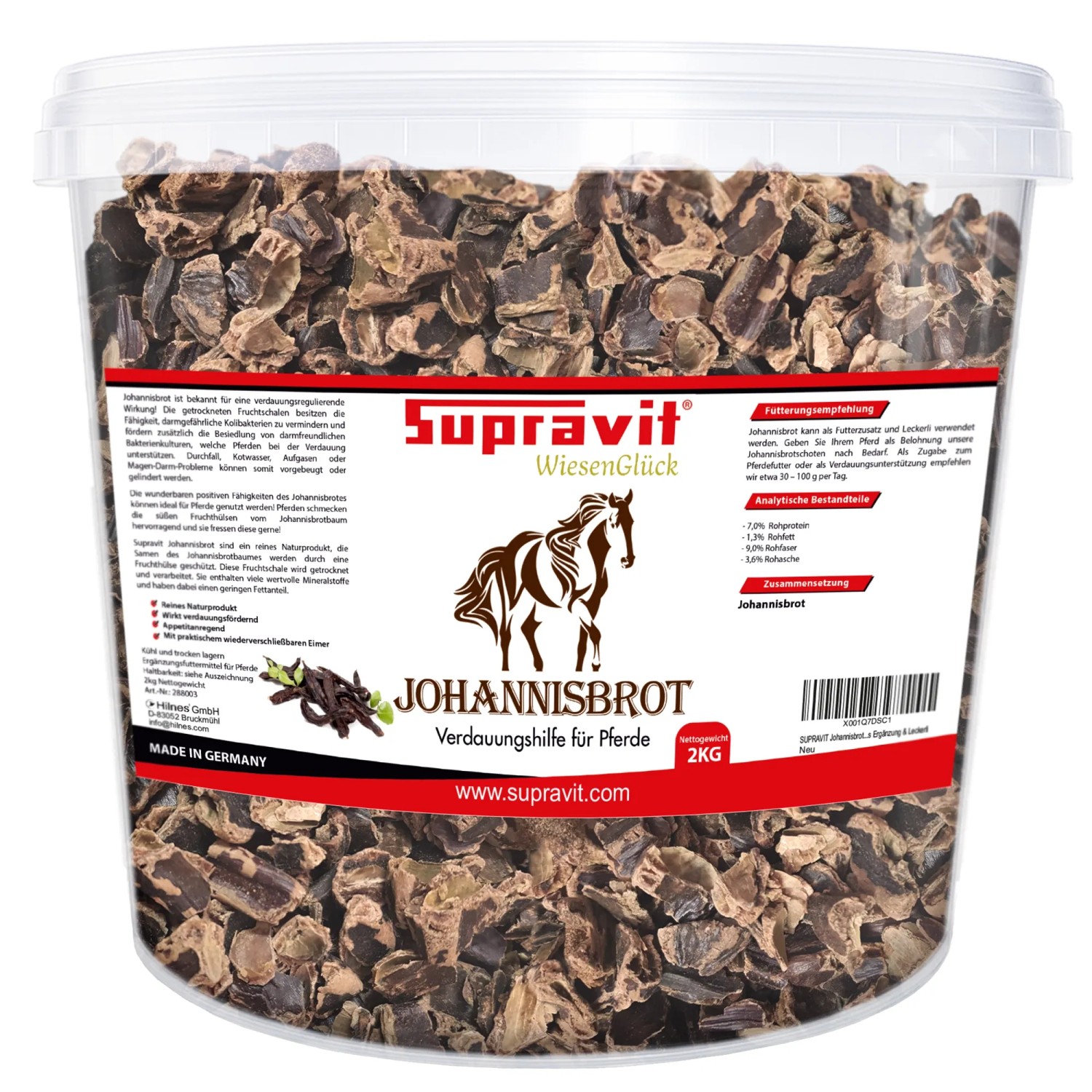 Supravit Johannisbrot Pferdeleckerli Johannisbrotschoten