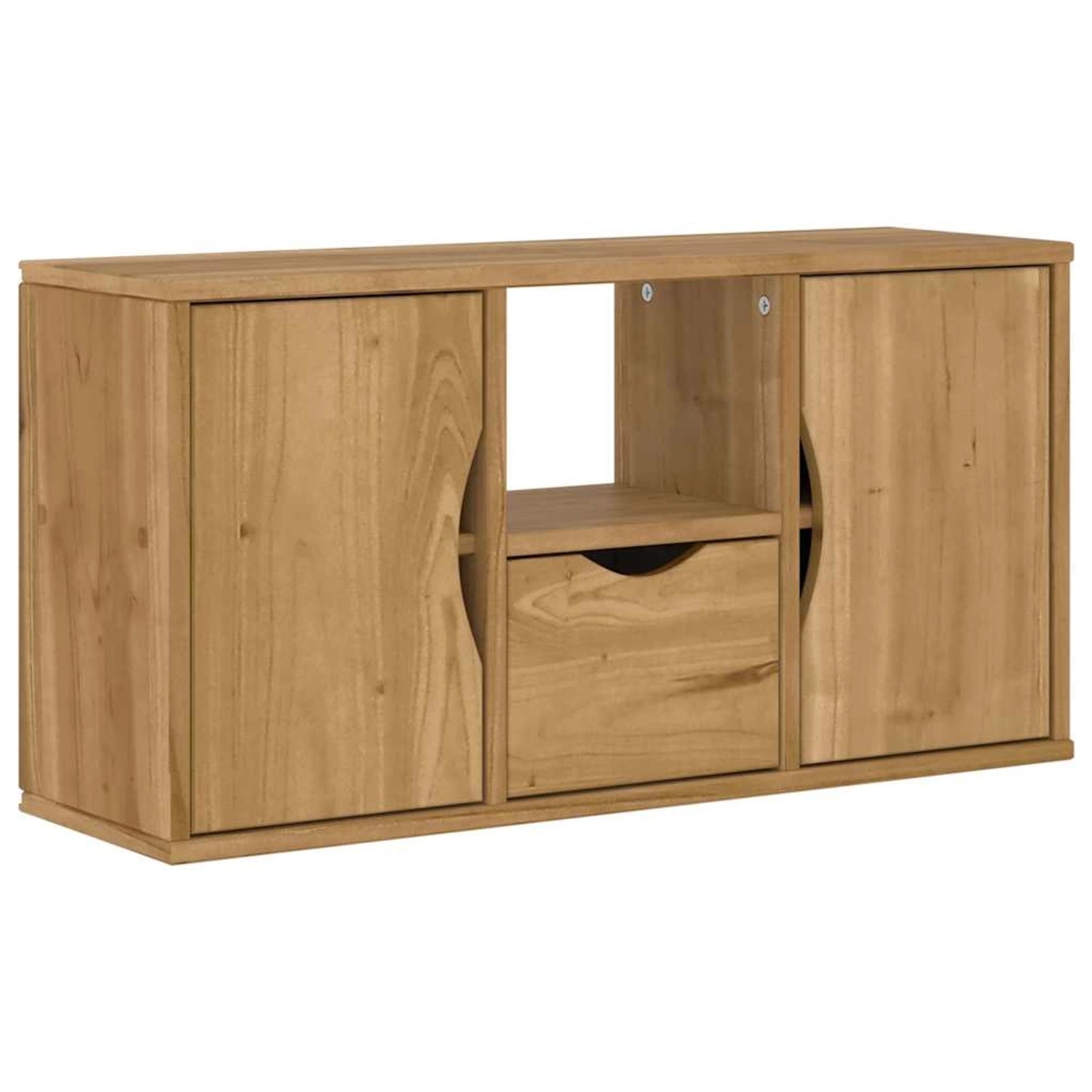 vidaXL TV-Schrank mit Schublade ODDA 79x24x40 cm Massivholz Kiefer 4103605 günstig online kaufen