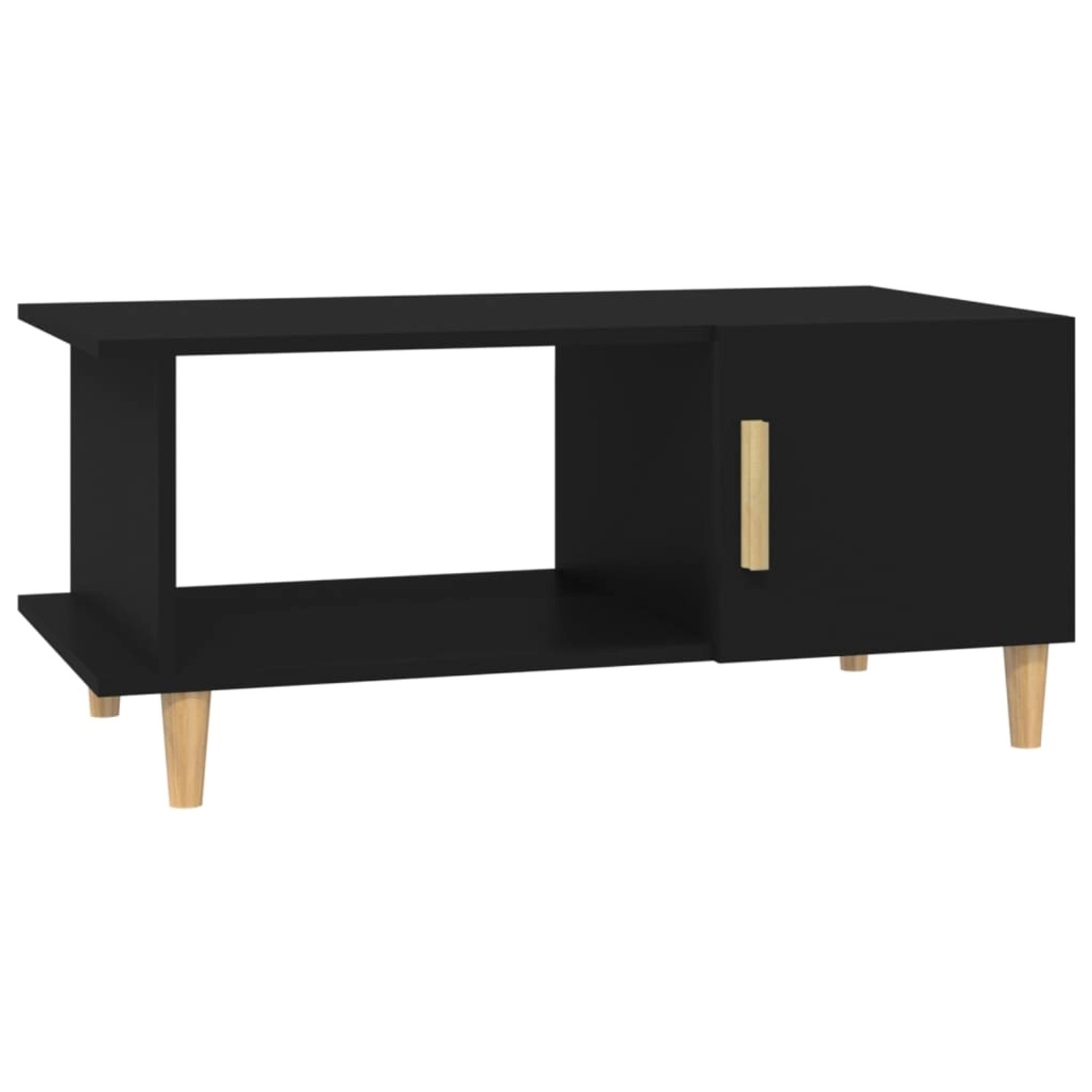 vidaXL Couchtisch Schwarz 90x50x40 cm Holzwerkstoff Modell 16 günstig online kaufen