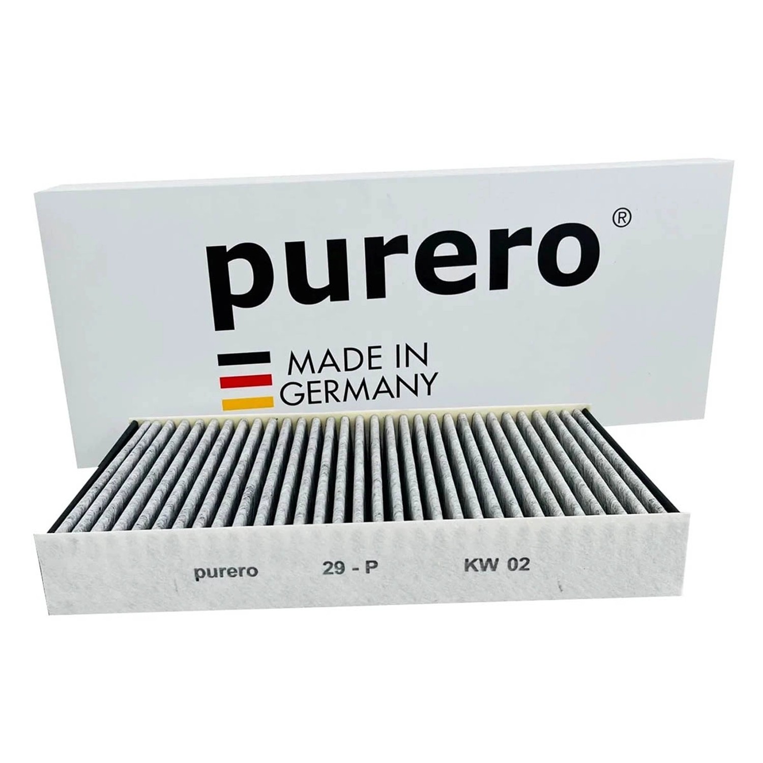 PURERO Premium Aktivkohlefilter für Miele DKF29 und 11292130 und DKF29-P (Maße: 5cm | 34cm | 19cm)