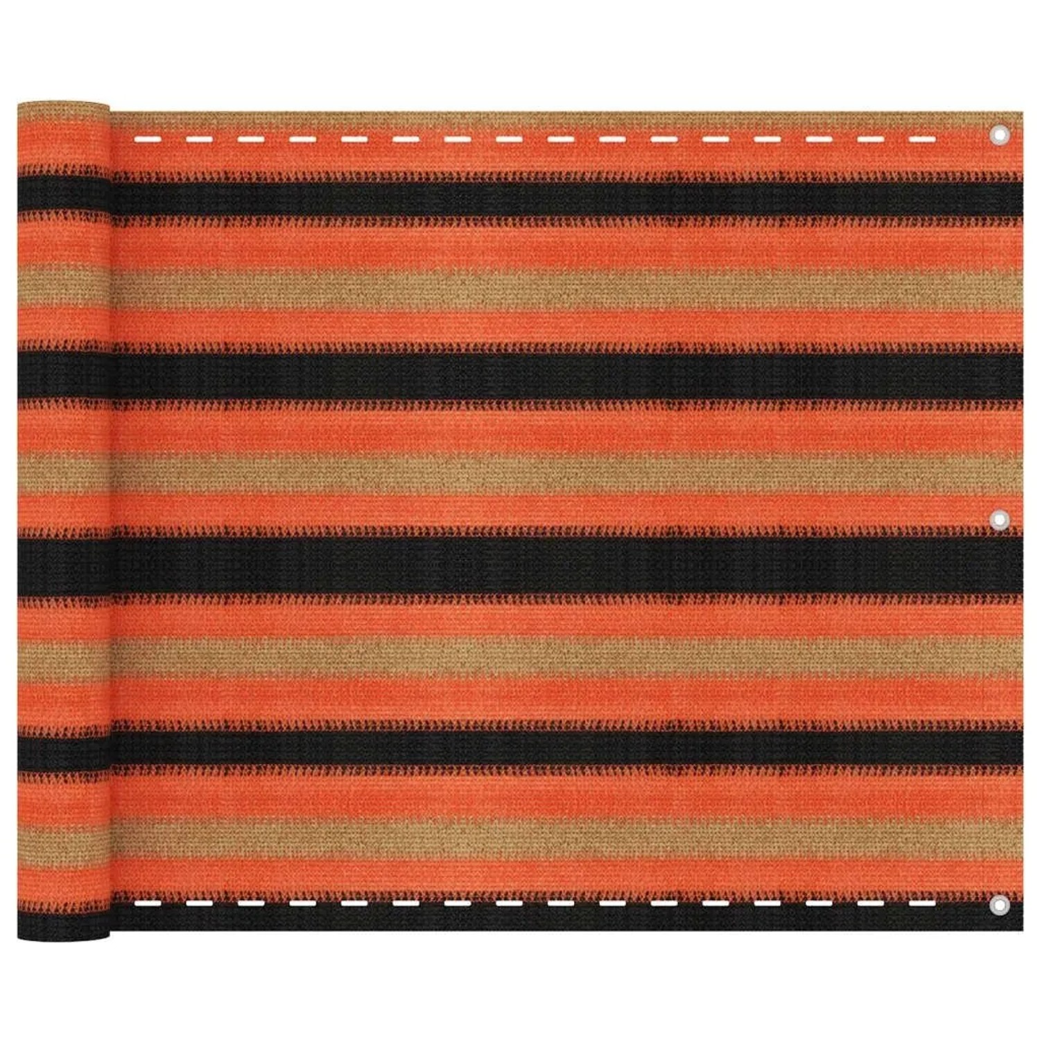 vidaXL Balkon-Sichtschutz Mehrfarbig 75x400 cm HDPE 310897