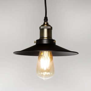 EASYLIGHT Hängelampe Industrial Design Ø 22 cm Schwarz Bronze Hampshire