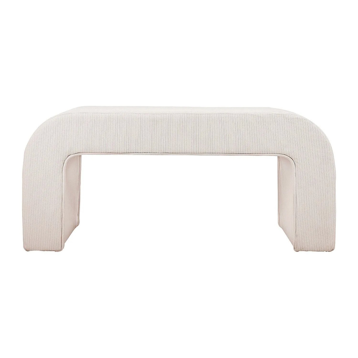 Vente-unique Sitzbank Calvelo Cremefarben 110 cm