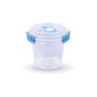 Bestlivings Frischhaltebox, 0,64L, blau, mit Deckel. Ideal für Joghurt und mehr.