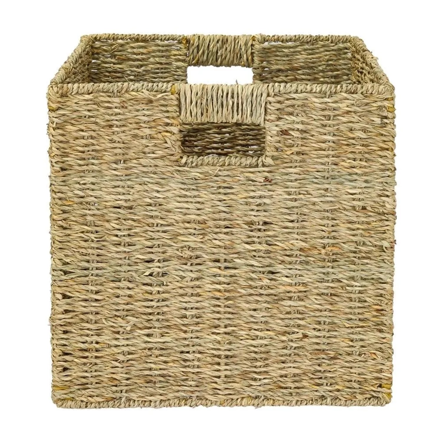 HMF 37040-S4 Aufbewahrungskorb Korb Geflochten Seegras Kallax 32 x 34 x 32 cm 4 Stück