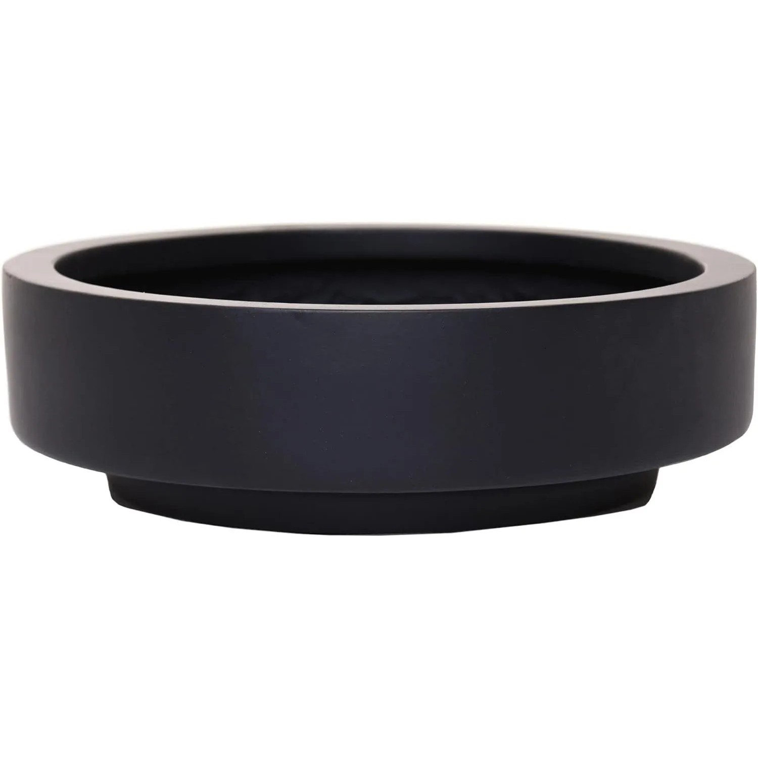 Vivanno Pflanzschale Escada Low 30 cm x 30 cm x 9 cm Anthrazit