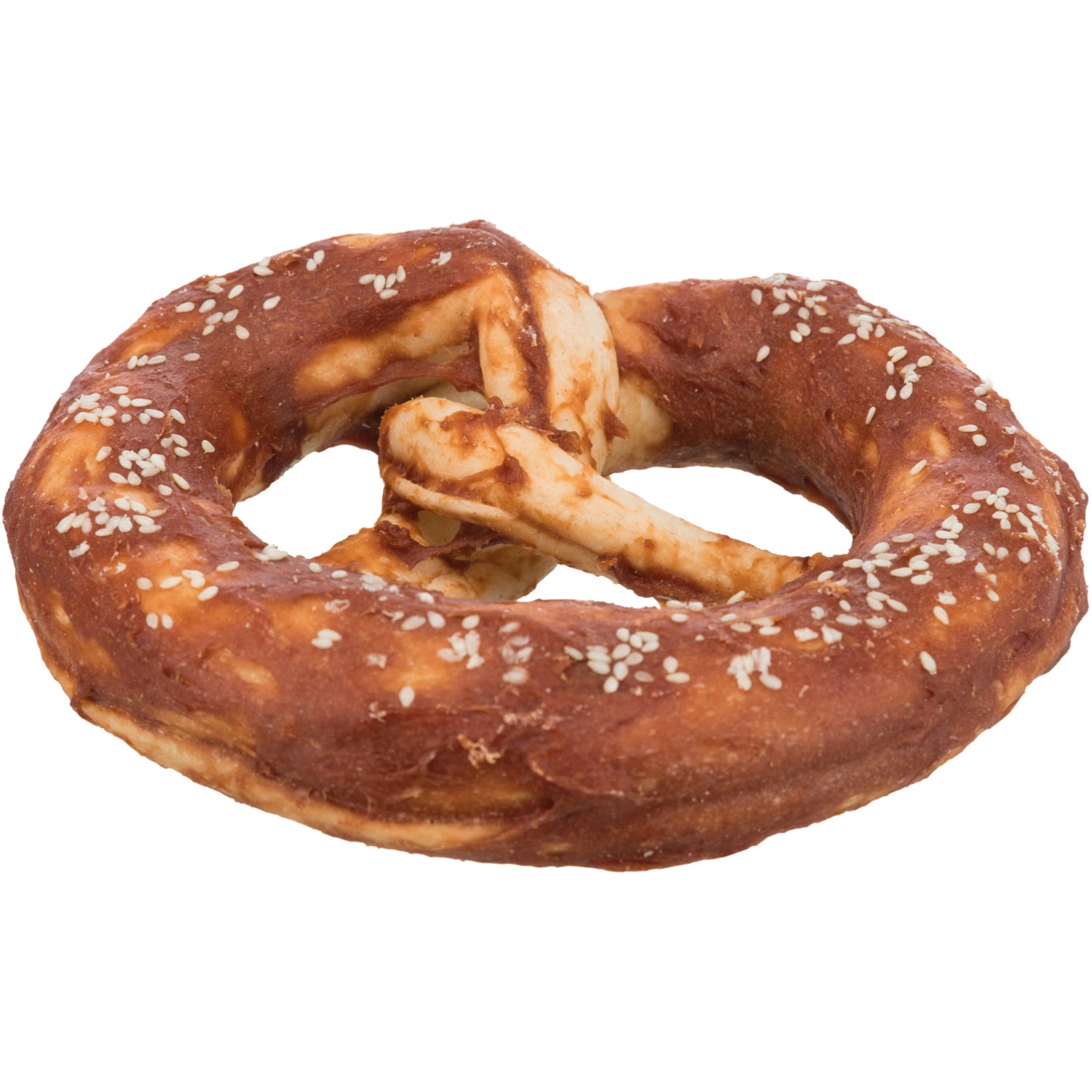 Trixie Hunde-Natursnack Denta Fun Duck Bretzel Lose Ø 15 cm