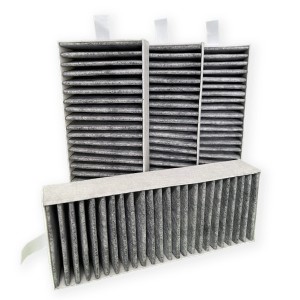 AIR2GO Aktivkohlefilter für Siemens Dunstabzugshauben, 4er-Set.