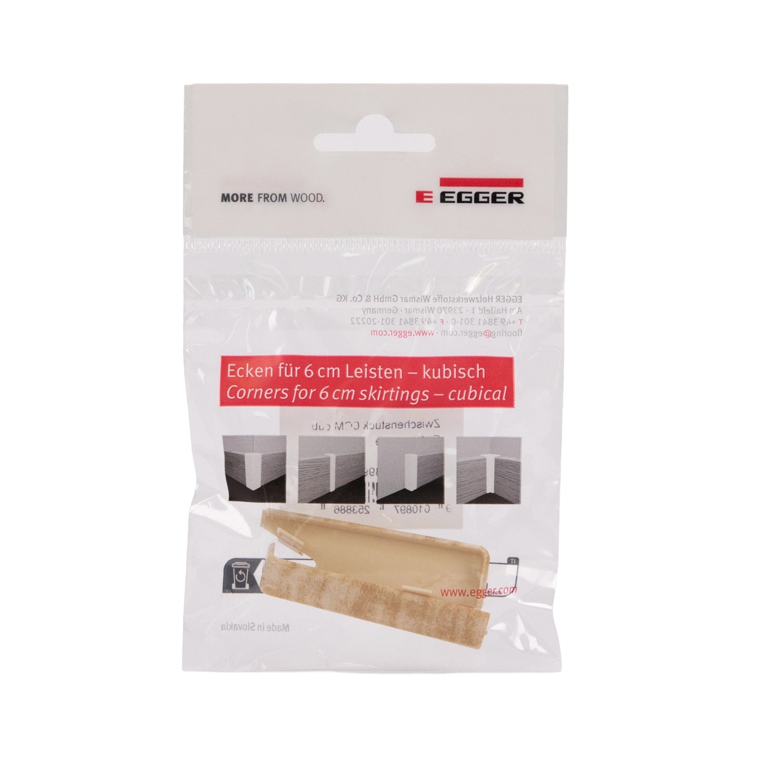 Egger Zwischenstück 6 cm Eiche Creme 2 Stück günstig online kaufen