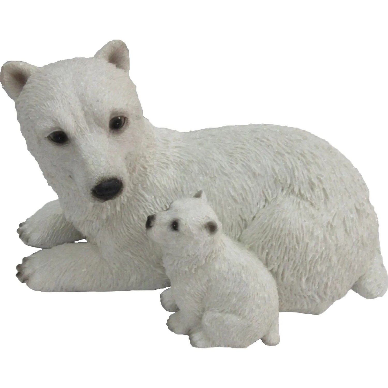 Sunny Garden Deko-Figur Eisbär mit Kind 18 cm