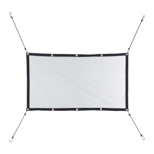 Schwarzes Auto Trennnetz für Hunde, universell passend, ca. 65x115cm.