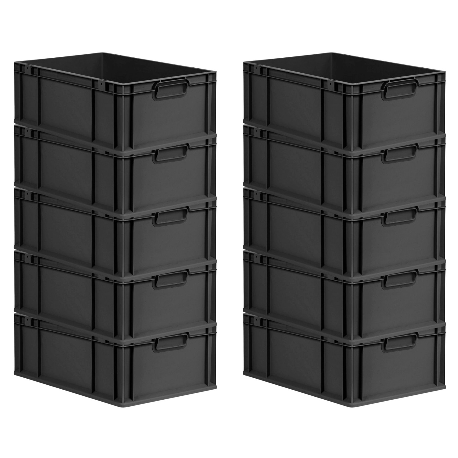 PROREGAL SparSet 10x Eurobox Nextgen Grip HxBxT 22x40x60cm 44 Liter Griffe günstig online kaufen