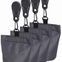 Aerocover Sandsäcke, 4 Stück, anthrazit, zur Beschwerung von Schutzhüllen für Gartenmöbel.