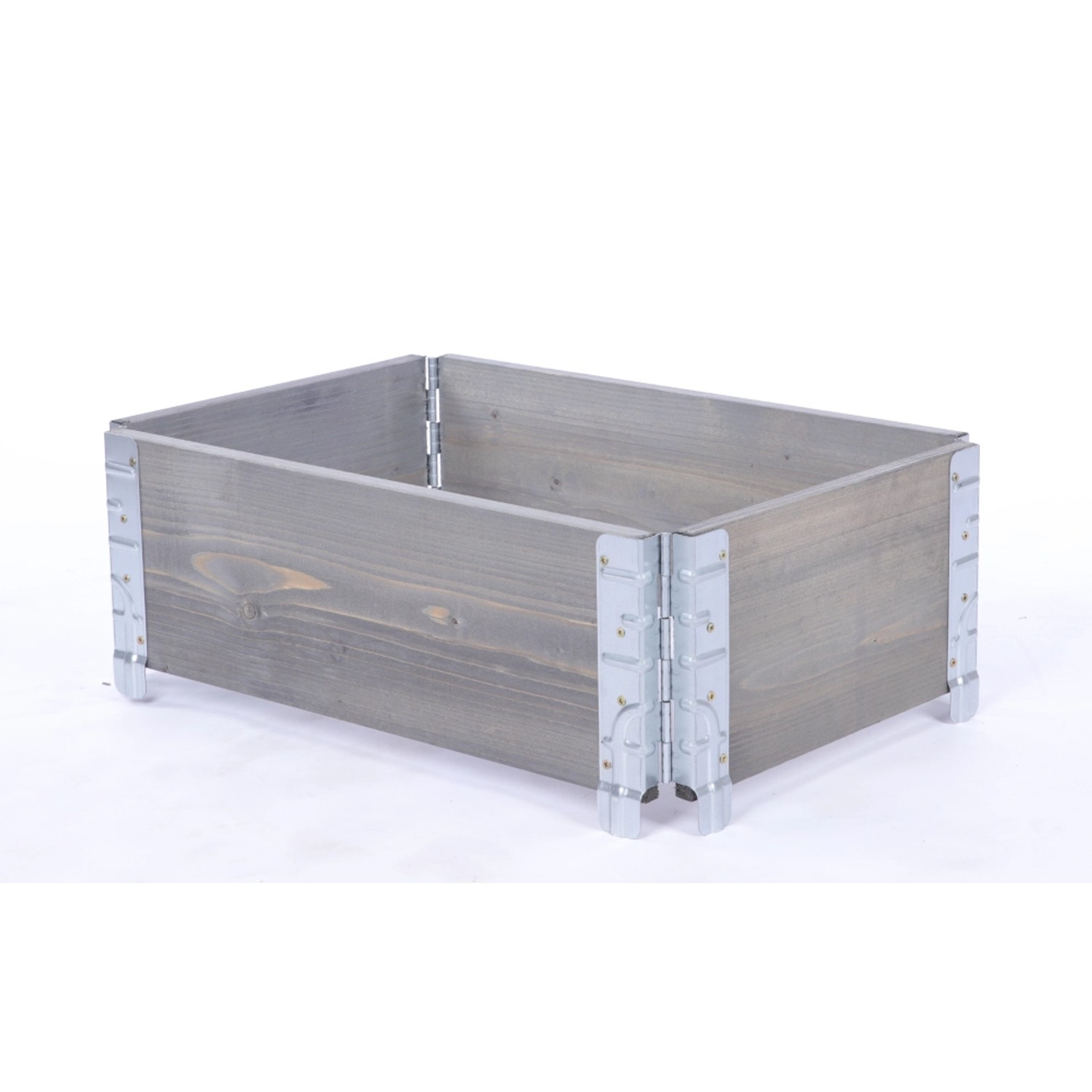 PROREGAL Hochbeetkisten GrowBox HxBxT 20x60x40cm 1 Ebene Holz Grau günstig online kaufen