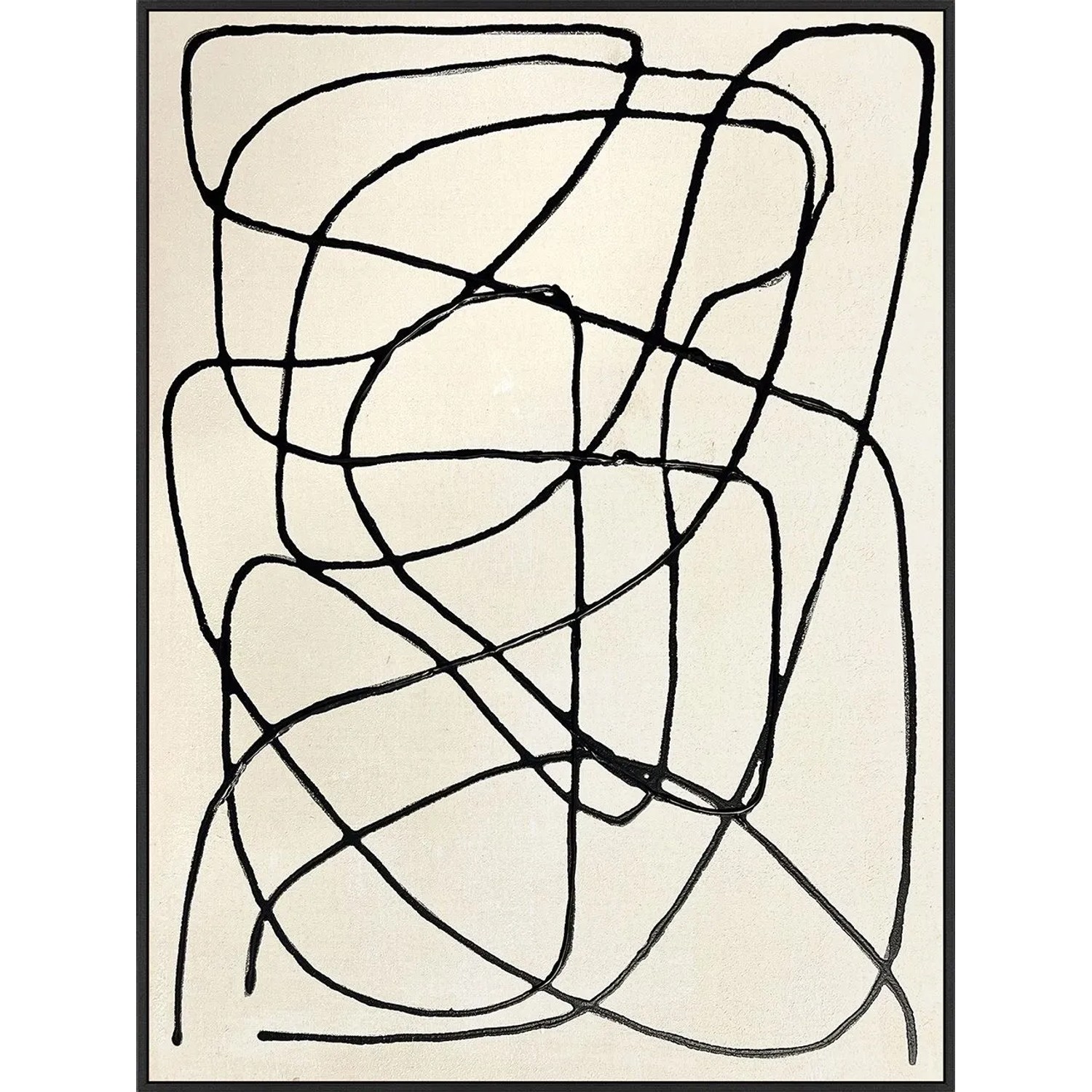 Art Universe Leinwandbild Line Art 60 x 80 cm