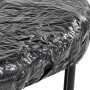 Schwarze EXIT Trampolin Abdeckplane Ø 183 cm zum Schutz vor Wind und Wetter.