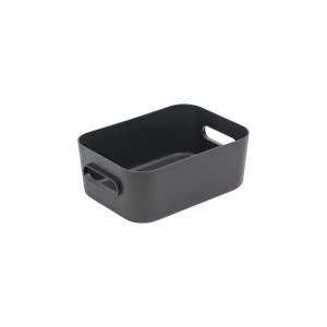 SmartStore Aufbewahrungskorb Comfort S, 1,5 l, Dark Teal. Rechteckiger Korb mit Griffen für Ordnung.