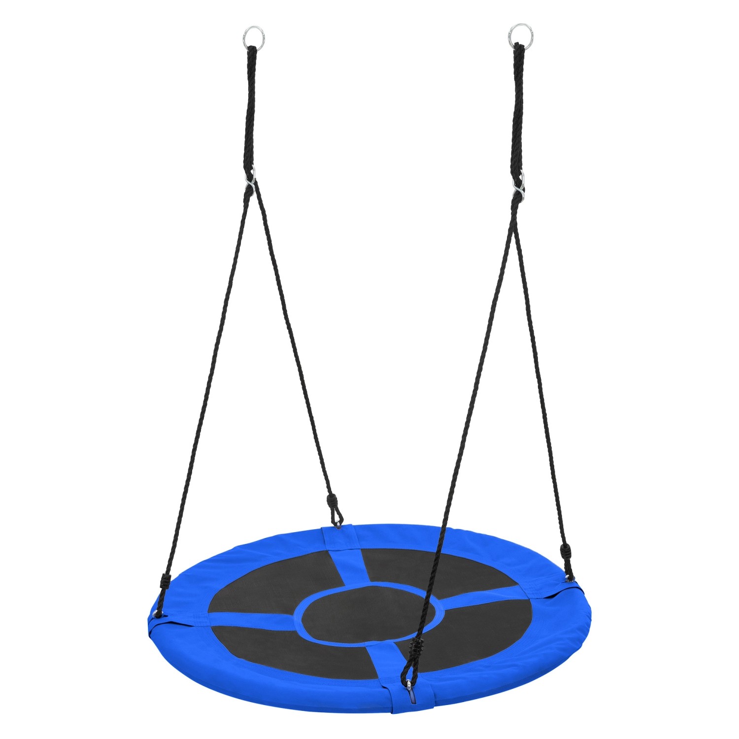 ECD Germany Nestschaukel 100 cm Blau Höheverstellbare 150 kg Belastbar