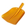Galaflor Auto-Schneeschaufel aus Aluminium, goldfarben, mit kurzem Griff.