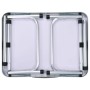 vidaXL Klappbarer Campingtisch Weiß Aluminium 60x45 cm 48178_5