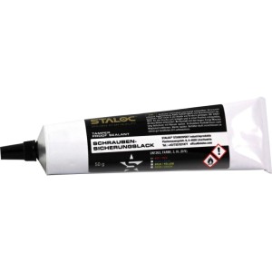 Staloc Schraubensicherungslack Gelb in 50 ml Tube. Pastöser Sicherungslack zur Kontrollmarkierung von Schrauben.