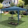 WOLTU Pavillon Pop-Up Wasserdichter Sonnenschutz 3 x 3 m Blau_8