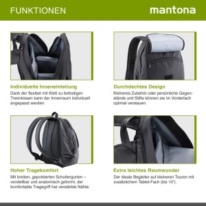 Mantona Elements 10 Fotorucksackkamerarucksack Dslr Systemkameras Fototasche