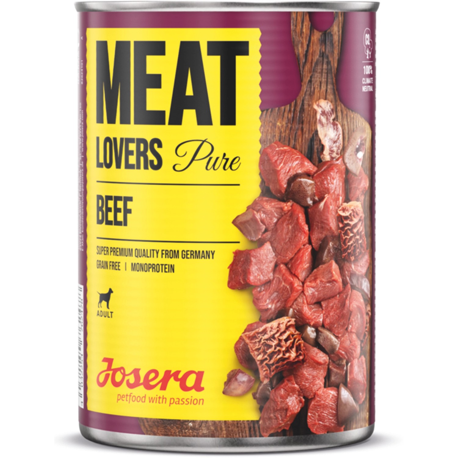 Josera Hunde-Nassfutter Meat Lovers Pure Beef 400 g