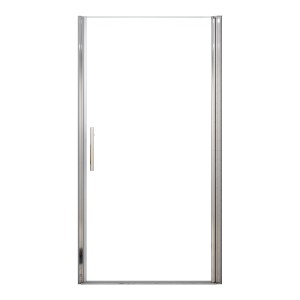 AICA Duschkabine 80x195cm mit Drehtür, Nischentür, 6mm ESG Glas und Nano-Beschichtung.