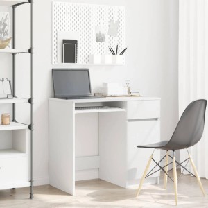 vidaXL Schreibtisch Weiß 86x49x76 cm Holzwerkstoff 861823