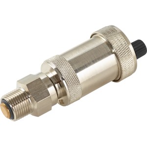 Automatik-Schnellentlüfter, 12 bar, 10 mm (3/8 Zoll) für Heizungsinstallationen.