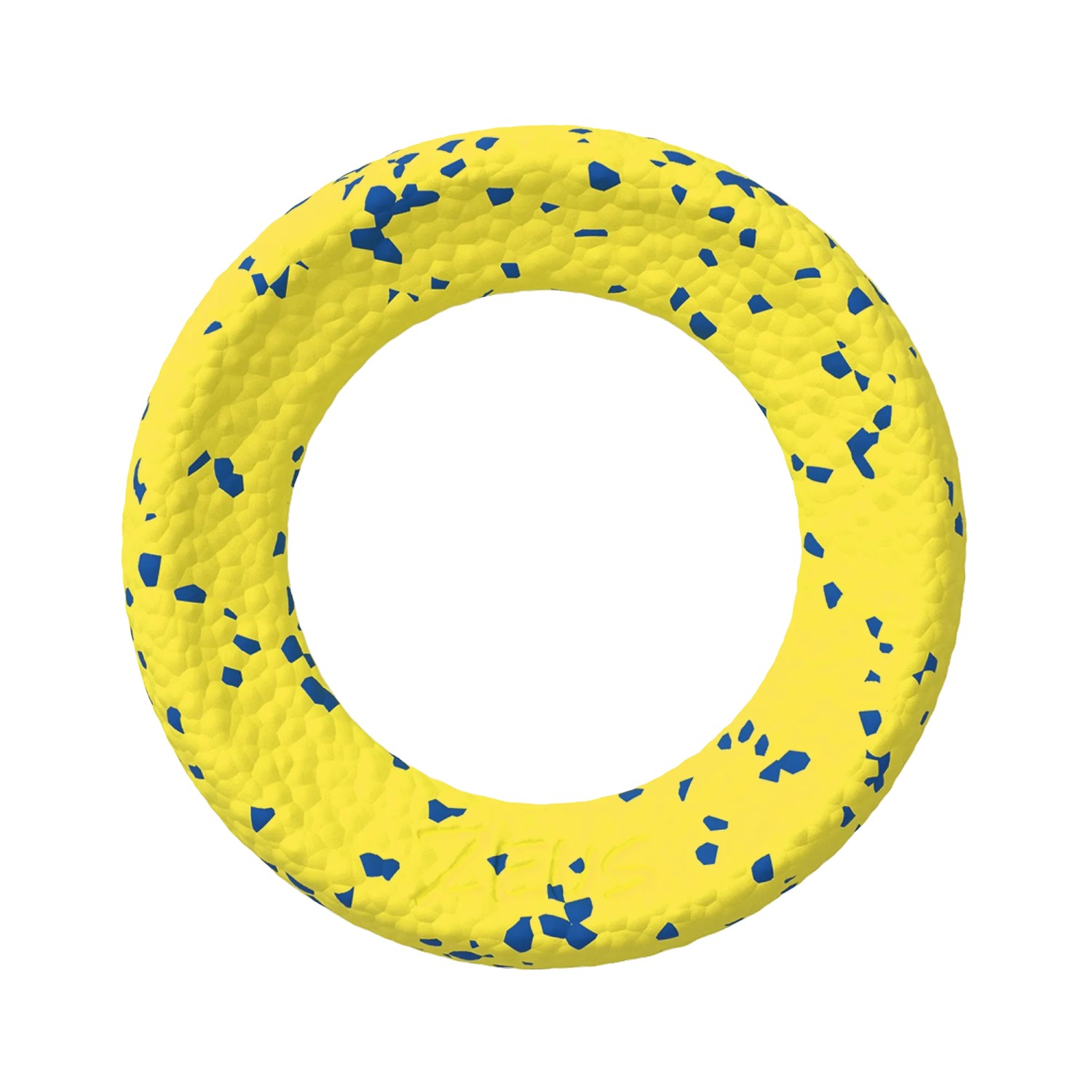 Zeus Hundespielzeug Nitro Ring mit Gewicht Ø 16 cm Gelb-Blau