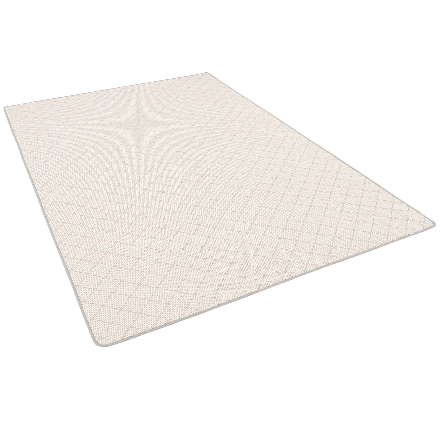 Snapstyle In & Outdoor Teppich Flachgewebe Oslo Hellgrau Karo Modern 200x25 günstig online kaufen