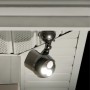 Mr. Beams LED-Außenstrahler, braun, 2er-Pack. Batteriebetriebener Strahler mit Bewegungsmelder.