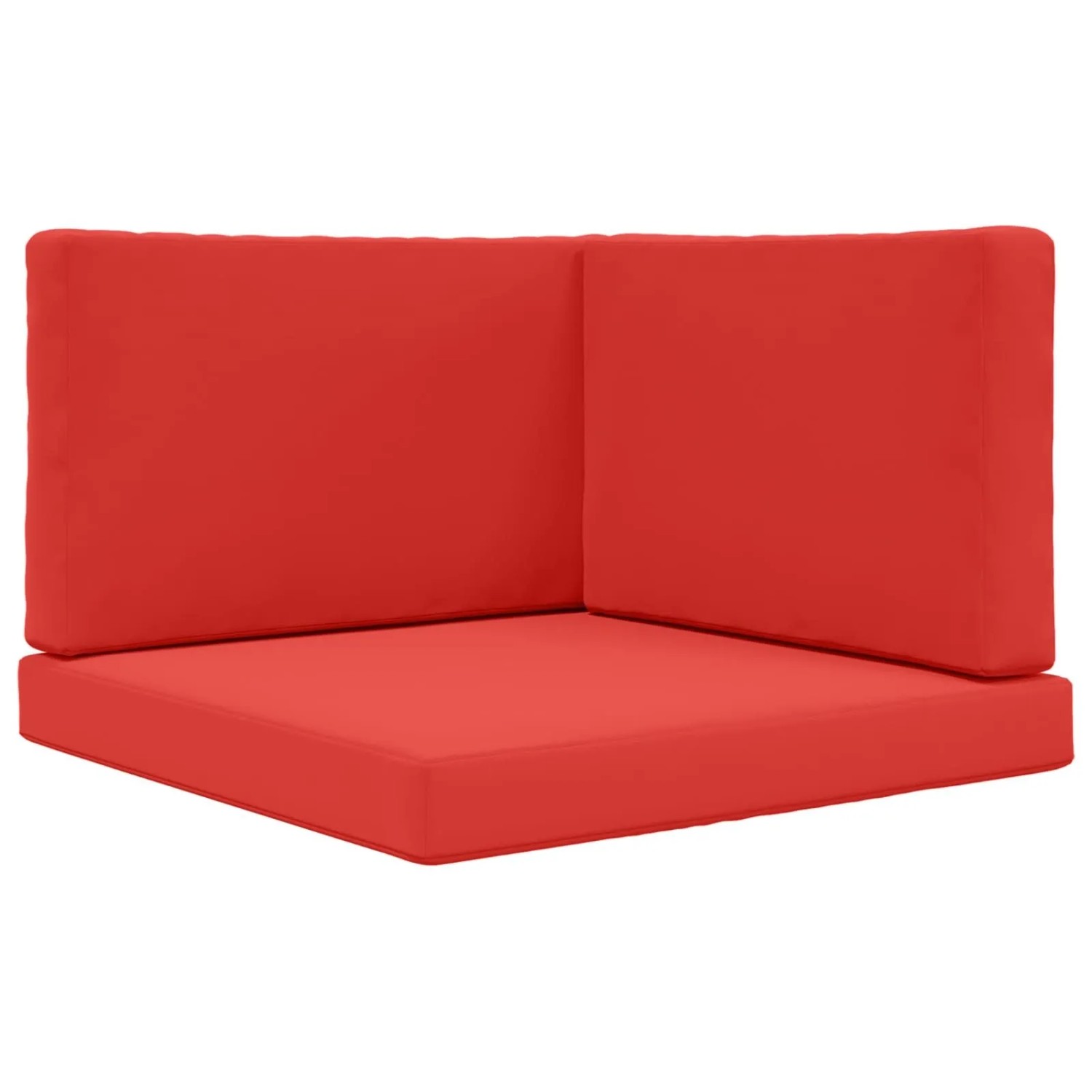vidaXL Sofakissen für Draußen 3-Tlg Rot Polyester 900869