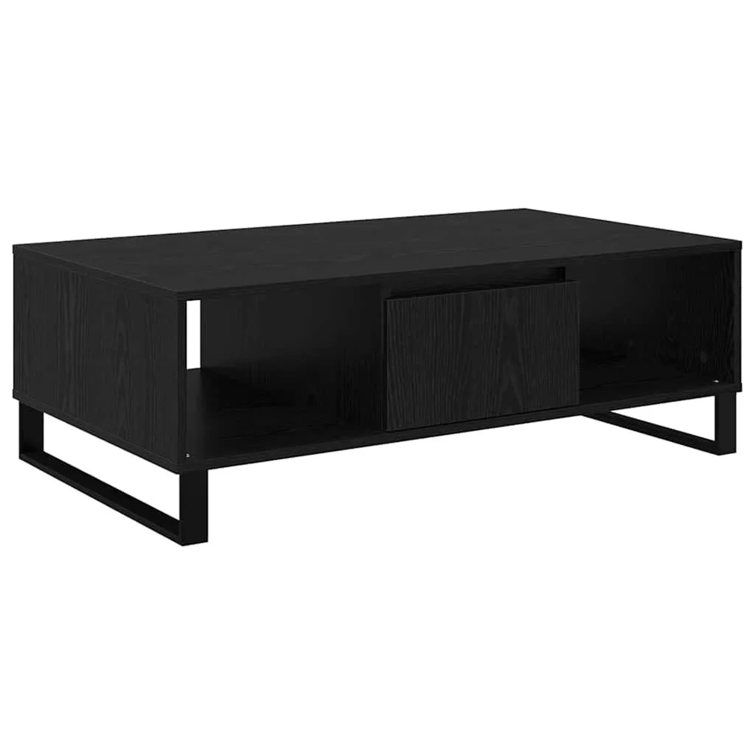 vidaXL Couchtisch Schwarz Eichen-Optik 104 x 60 x 35 cm Holzwerkstoff 88259 günstig online kaufen