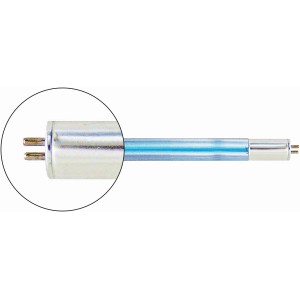 Heissner UVC Ersatzlampe 5W mit TL Sockel (2 Pin) für Teichklärer.