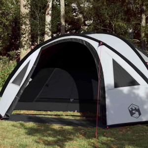 vidaXL Kuppel-Campingzelt 4 Personen Weiß Dunkel Wasserdicht 94352
