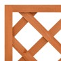 DELUKE Rankkasten Gartenspalier MINO Braun 90x50x25cm Spalier Mit Blumenkasten Mit Rankgitter Rankhilfe Mit Pflanzenkasten_5