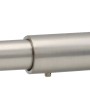Mydeco Gardinenstange-Halterung Noble, ausziehbar, Edelstahl-Optik, für 2 cm Stangen.