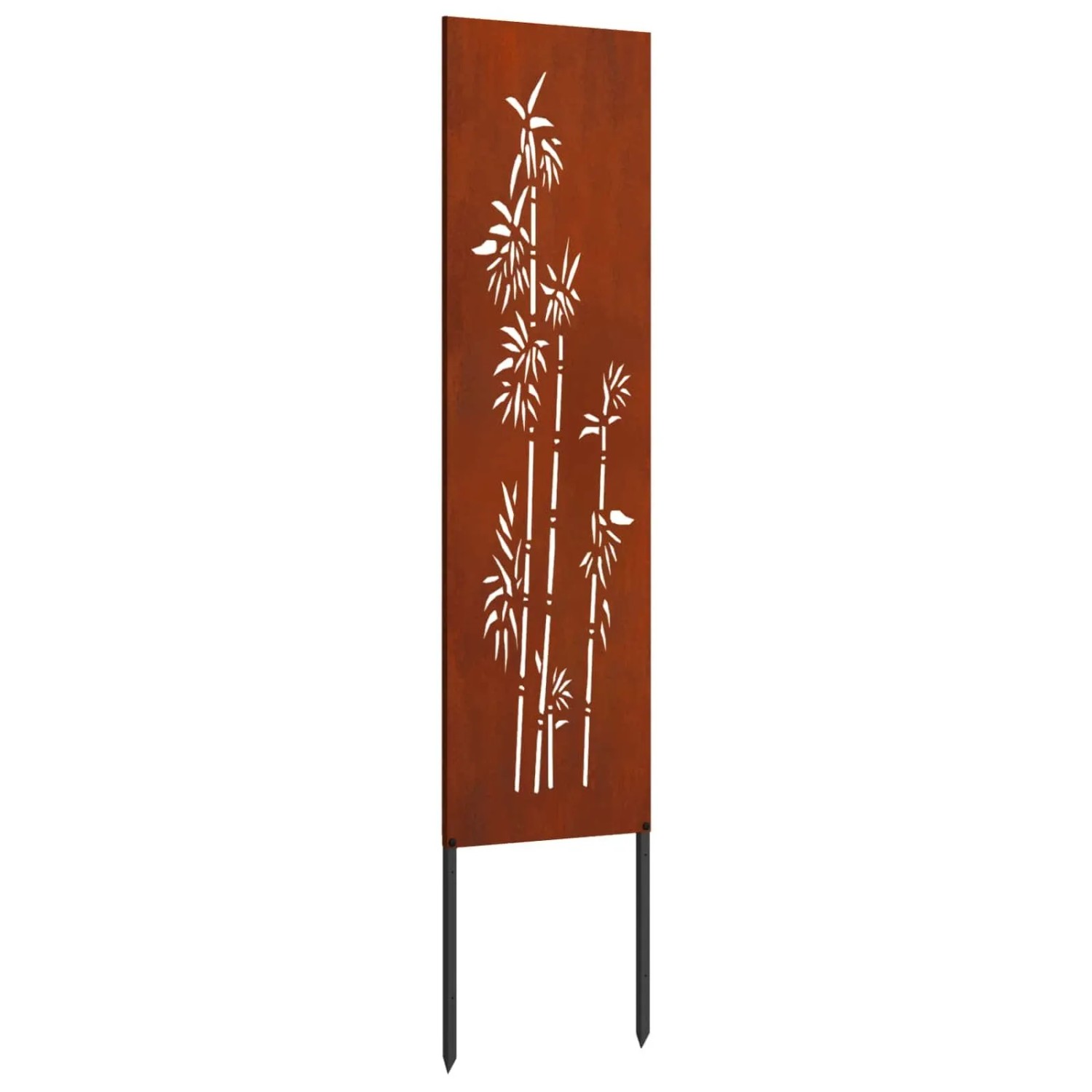 vidaXL Garten Sichtschutz-Leinwand Rostig 32 x 140 cm Wetterfeststahl 876230