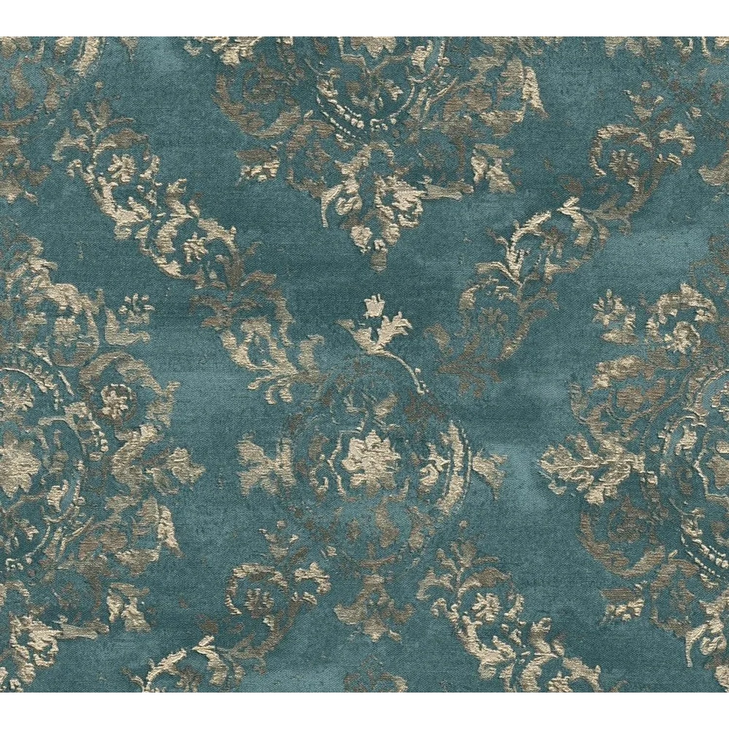Tadessi Tapete Ornament M1-No.1849 Vliestapete in Blau