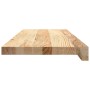 vidaXL Treppenstufen 2 Stk Unbehandelt 70x25x2 cm Massivholz Eiche 3283772_6