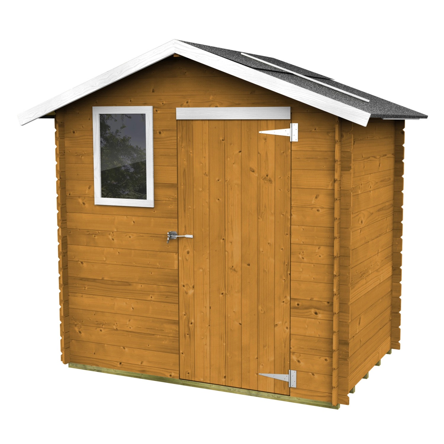 Holzhaus Bh16 Ortensia 198x130 cm lackie...